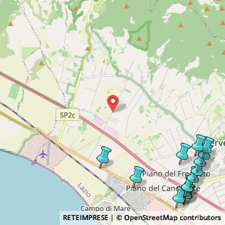 Mappa Via Fosso di Centocorvi, 00052 Cerveteri RM, Italia (4.075)