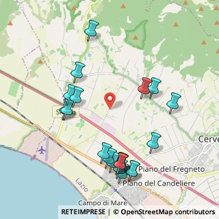 Mappa Via Fosso di Centocorvi, 00052 Cerveteri RM, Italia (2.4005)