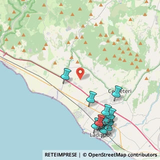 Mappa Via Fosso di Centocorvi, 00052 Cerveteri RM, Italia (5.49333)
