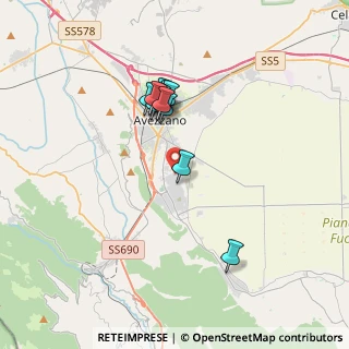 Mappa Via T. Edison, 67051 Avezzano AQ, Italia (3.14091)
