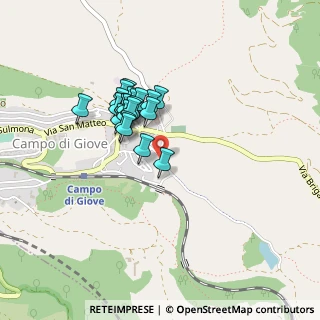 Mappa Via del Lago, 67030 Campo di Giove AQ, Italia (0.34955)