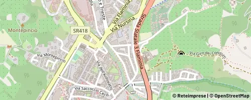 Mappa Spoleto