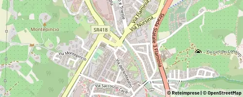 Mappa Spoleto