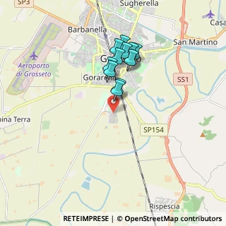 Mappa Via Marcello Mastroianni, 58100 Grosseto GR, Italia (1.575)