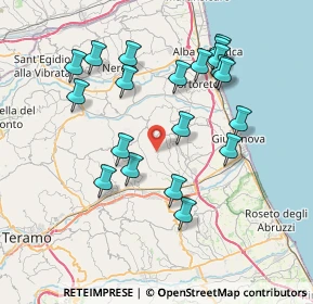 Mappa Contrada Collepietro, 64023 Mosciano Sant'Angelo TE, Italia (7.9205)