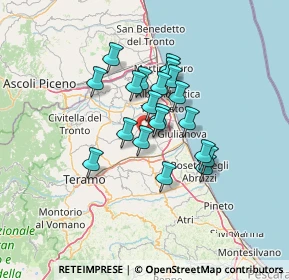 Mappa SP 15c, 64023 Mosciano Sant'Angelo TE, Italia (10.2355)