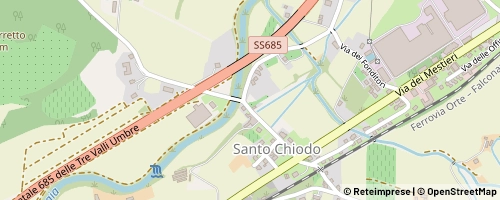 Mappa Spoleto