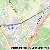Mapa Spoleto
