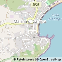地図 Campo nell'Elba