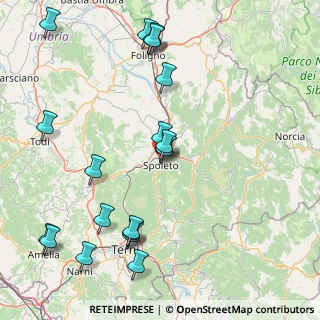 Mappa Via Cerquiglia, 06049 Spoleto PG, Italia (20.44)
