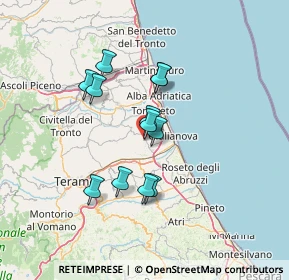 Mappa Via Pietro Nenni, 64023 Mosciano Sant'Angelo TE, Italia (11.20583)