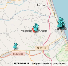 Mappa Via Pietro Nenni, 64023 Mosciano Sant'Angelo TE, Italia (5.3945)