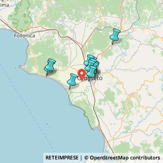 Mappa SP 158, 58100 Grosseto GR, Italia (7.765)