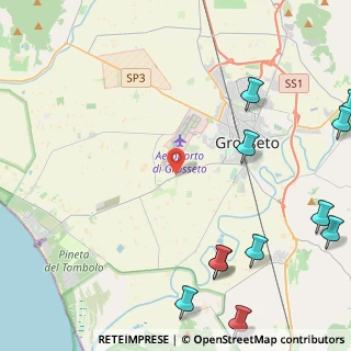 Mappa SP 158, 58100 Grosseto GR, Italia (6.93273)