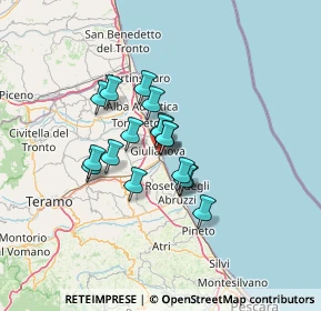 Mappa Via Parenzo, 64021 Giulianova TE, Italia (9.22647)