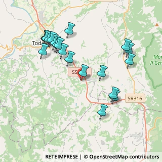 Mappa Loc. Roseto Collina, 06059 Todi PG, Italia (4.3735)