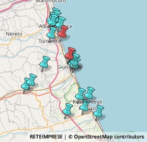 Mappa Lungomare Rodi, 64021 Giulianova TE, Italia (7.5955)