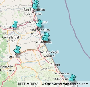 Mappa Lungomare Rodi, 64021 Giulianova TE, Italia (19.248)