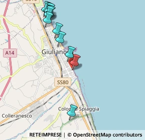 Mappa Lungomare Rodi, 64021 Giulianova TE, Italia (2.39583)