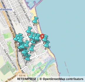 Mappa Lungomare Rodi, 64021 Giulianova TE, Italia (0.4295)