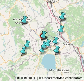 Mappa Corso Taurelli Salimbeni, 01021 Acquapendente VT, Italia (12.203)