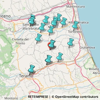 Mappa Viale Cesare Battisti, 64020 Bellante TE, Italia (7.6355)