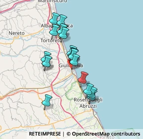 Mappa Via Cermignani, 64021 Giulianova TE, Italia (5.99789)