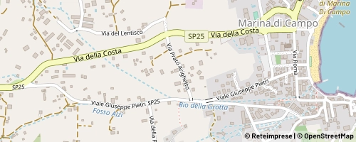 Mappa Campo nell'Elba