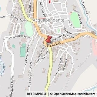 Mappa A26/A4 Diramazione Stroppiana - Santhi?, km 1.700, 01021 Acquapendente, Viterbo (Lazio)