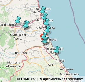 Mappa Via Balifieri, 64023 Mosciano Sant'Angelo TE, Italia (11.48182)