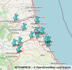 Mappa Via Balifieri, 64023 Mosciano Sant'Angelo TE, Italia (13.39071)