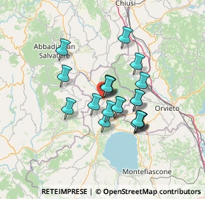 Mappa Via G. Carducci snc, 01021 Acquapendente VT, Italia (10.4285)
