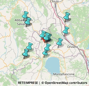 Mappa Via G. Carducci snc, 01021 Acquapendente VT, Italia (11.94471)