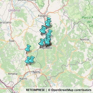 Mappa Via Santa Scolastica, 06049 Spoleto PG, Italia (8.43333)