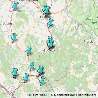 Mappa VIA DELLA CERQUIGLIA N., 06049 Spoleto PG, Italia (20.4185)