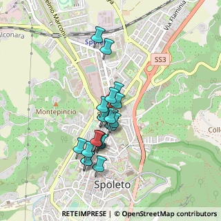 Mappa Via Santa Scolastica, 06049 Spoleto PG, Italia (0.382)