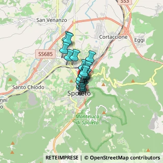 Mappa VIA DELLA CERQUIGLIA N., 06049 Spoleto PG, Italia (0.71789)