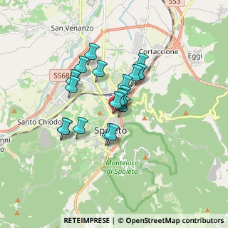 Mappa Via Santa Scolastica, 06049 Spoleto PG, Italia (1.29)