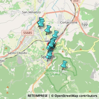 Mappa Via Santa Scolastica, 06049 Spoleto PG, Italia (0.91882)