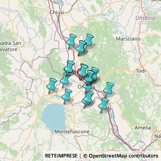Mappa Via dei Merciari, 05018 Orvieto TR, Italia (9.0125)
