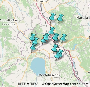 Mappa Località Alfina Trattoio, 05014 Castel Viscardo TR, Italia (9.60133)