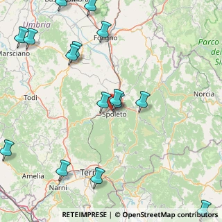 Mappa Via Montepincio, 06049 Spoleto PG, Italia (25.16)