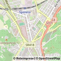 Karte Spoleto