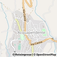 Hartă Acquapendente