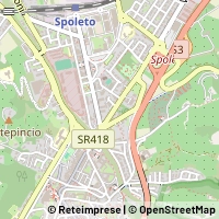 Karte Spoleto