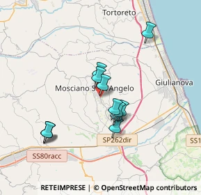Mappa Via Dante Alighieri, 64023 Mosciano Sant'Angelo TE, Italia (3.18167)