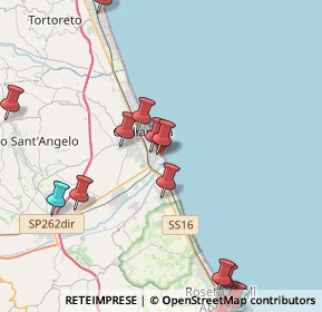 Mappa Lungomare Rodi, 64021 Giulianova TE, Italia (5.43643)