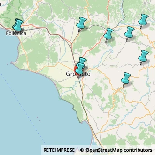 Mappa Via Alberto Sordi, 58100 Grosseto GR, Italia (22.27333)