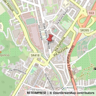 Mappa Viale Trento e Trieste, 32, 06049 Spoleto, Perugia (Umbria)