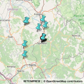 Mappa Via Nursina, 06049 Spoleto PG, Italia (9.04846)